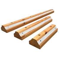 Bordure de parking en bois