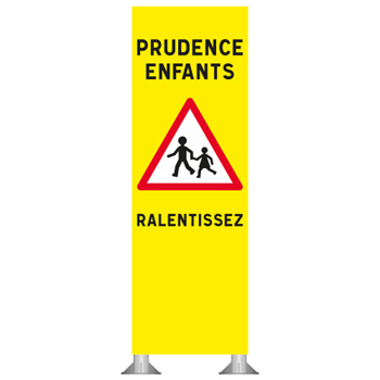 Totem prudence enfants ralentissez
