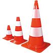 Cône de signalisation orange et blanc K5a