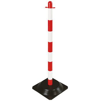 Poteau de signalisation en PVC sur socle