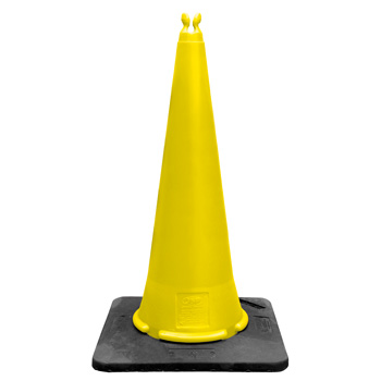 Cne de signalisation avec support pour chane
