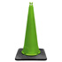 Cne de signalisation avec support pour chane