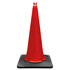 Cne de signalisation avec support pour chane