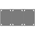 Barrire paravent uni PVC 1000 mm