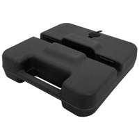 Base pour barrire paravent d'intervention