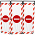 Barrire paravent danger PVC 1800 mm