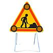 Triangle de chantier lumineux