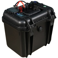 Valise batterie lithium �tanche 12,8 V 100 Ah