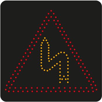 Panneau lumineux dynamique  leds A1d