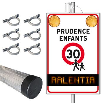 Pack panneau lumineux flash SEP Prudence Enfants