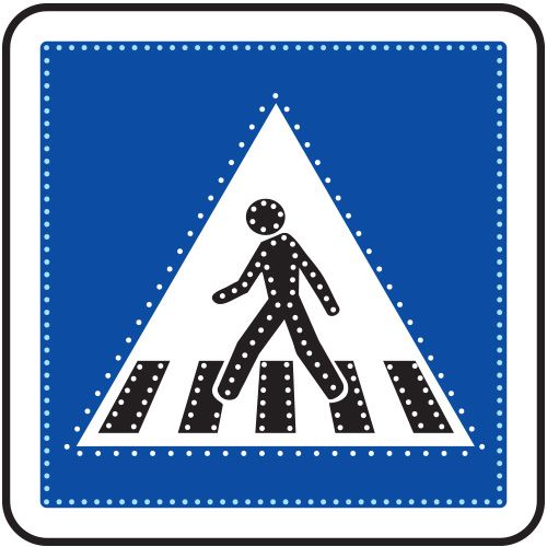 Panneau de signalisation lumineux