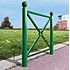 Barrire de ville Province Boule simple croix