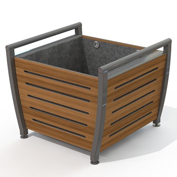 Jardinire Horizon en stratifi compact