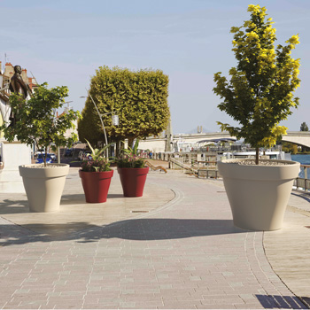 Pot rond Romo de grande taille