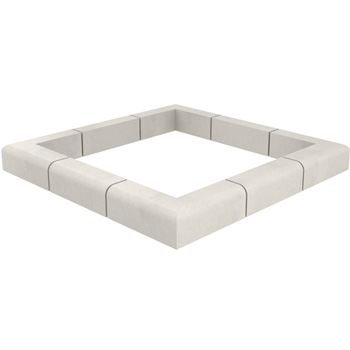 Grille d'arbre contour Arbea b�ton
