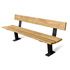 Banc Pagode en bois en 2000 mm