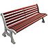 Banc Lublin 2000 mm bois et acier