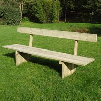 Banc simple en bois
