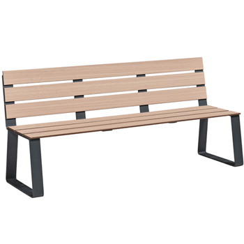 Banc Havane compact lames 