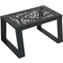 Banquette Havane mtal graphique 1 place