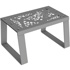 Banquette Havane mtal graphique 1 place