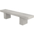Banquette droite Sorel en b�ton