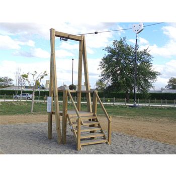 Tyrolienne enfants pour aire de jeux - Virages