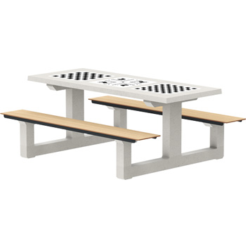 Table multi-jeux Piony en b�ton