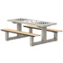 Table multi-jeux Piony en b�ton