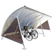 Abri pour cycles demi-lune