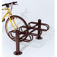 Hemobllo Présentoir Portatif De Support De Stationnement De Vélo En Bois  Massif Support De Garage à Vélos Support De Stationnement Pour Vélos