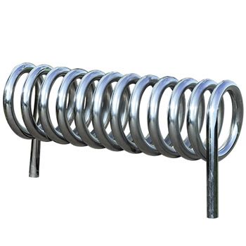 Support de vlos en inox forme ressort