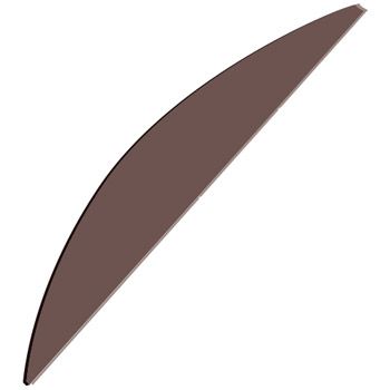 Bardage latral suprieur pour abri cycles demi lune