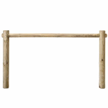 Barri�re range-v�lo en bois