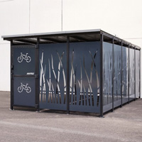 Abri v�los s�curis� 3x5 m