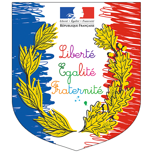 Pack 2 drapeaux spécial école - Virages