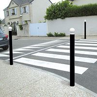 Poteau haute visibilit ligne Boule
