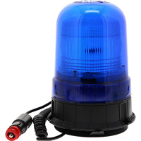 Gyrophare  clats xnon bleu avec base magntique