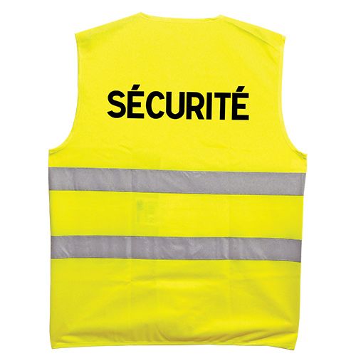 Gilet fluo Sécurité - Virages