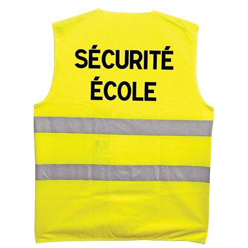 Gilet de sécurité jaune