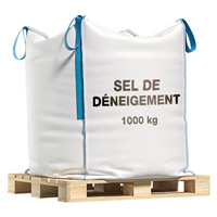 Palette de 42 sacs de 25 kg de Sel de déneigement conforme NF-P 98180