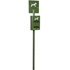 Borne distributeur sur poteau Hygeca sacs rouleaux